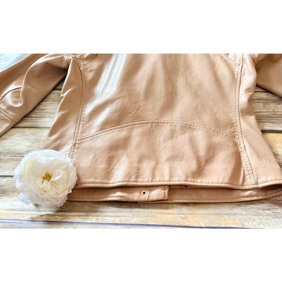 CHAMPAGNE MOTO JACKET-MEDIUM - Picture 8 of 8